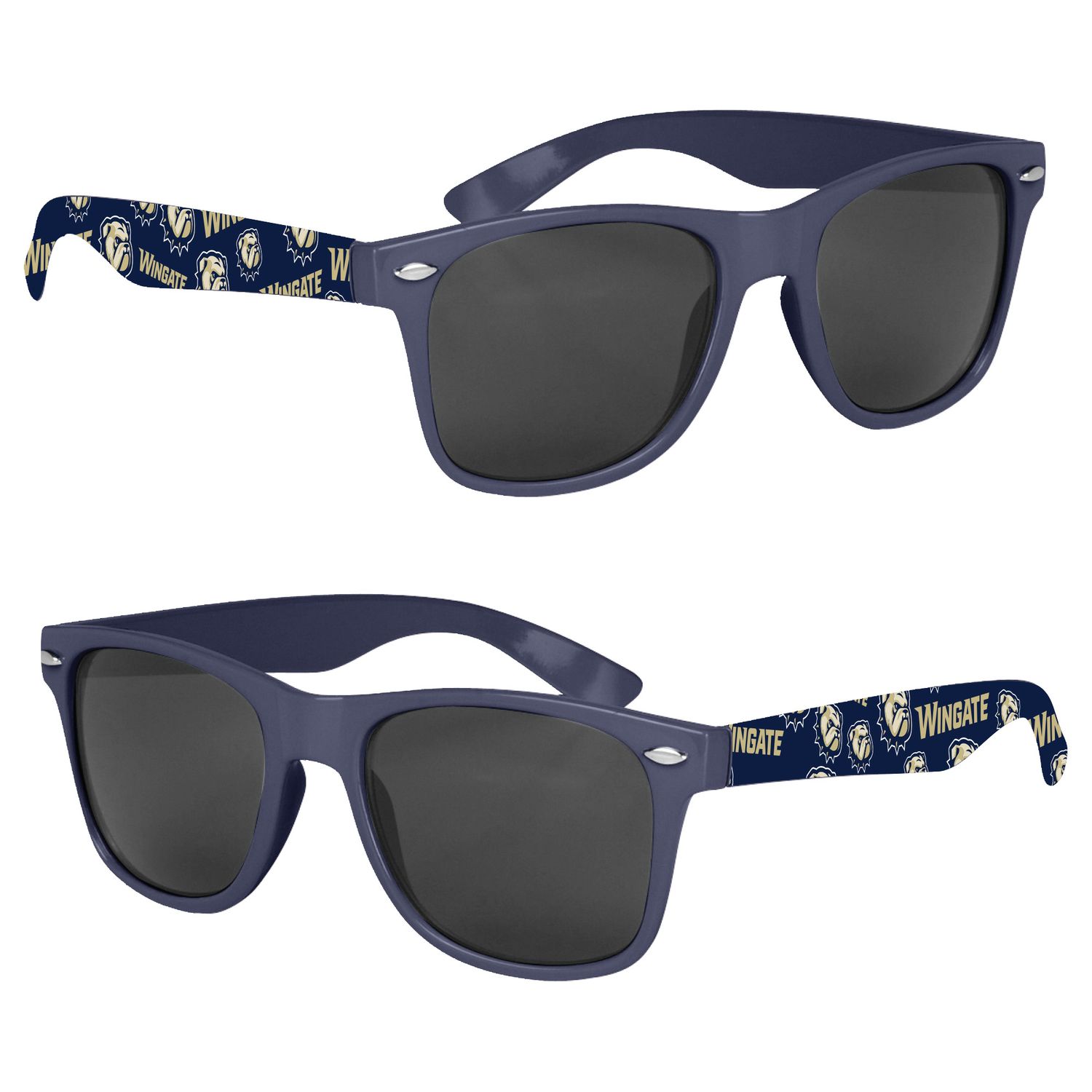 Navy Wingate Dog Head Malibu Sunglasses