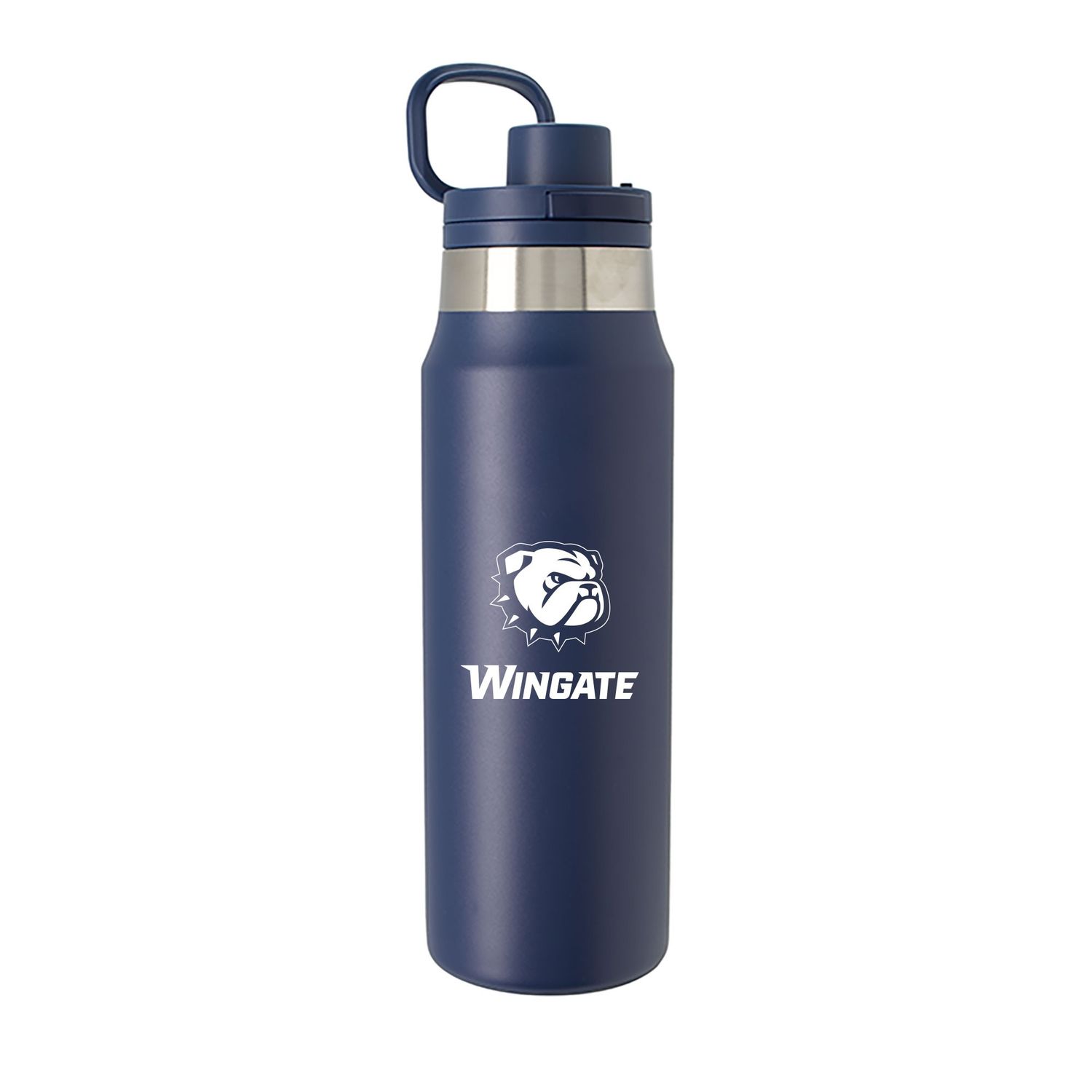 25oz Navy Dog Head Wingate Viking Hydration Stainless Bottle