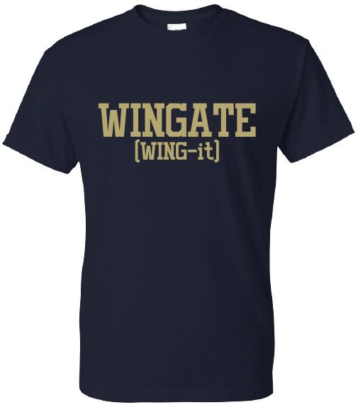Navy Wing it Short Sleeve T Shirt