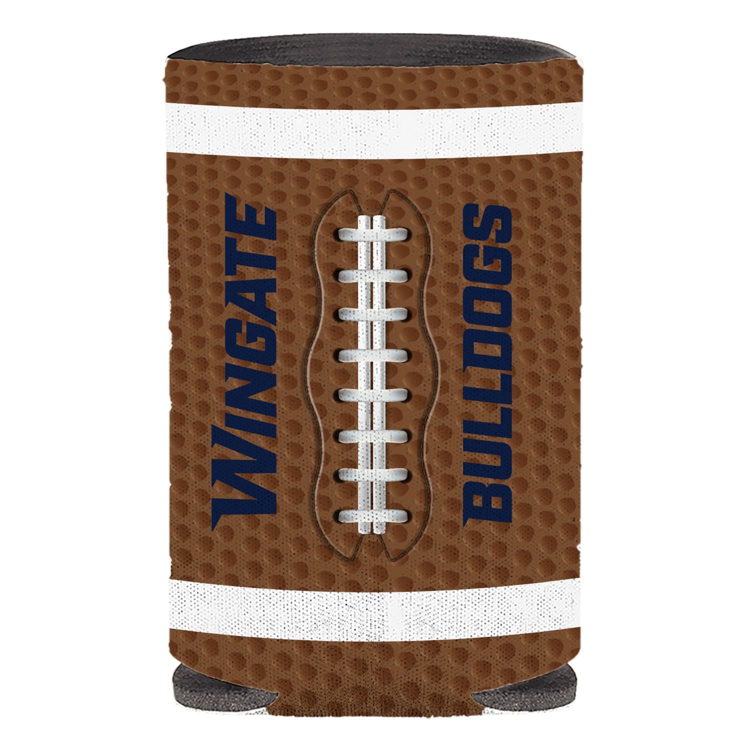 Wingate Dog Head Football Britepix Can Koozie