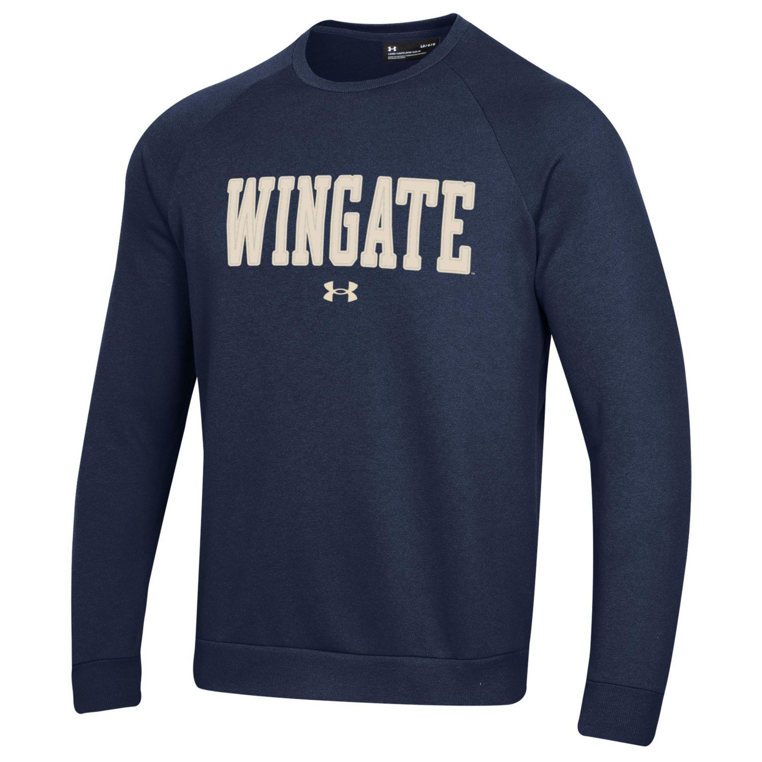 Navy Wingate Tackle Twill Rival All Day Fleece Crewneck Sweatshirt