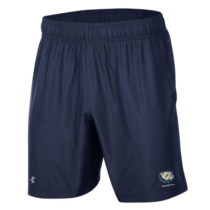 7&quot; Navy Dog Head Wingate Woven Short