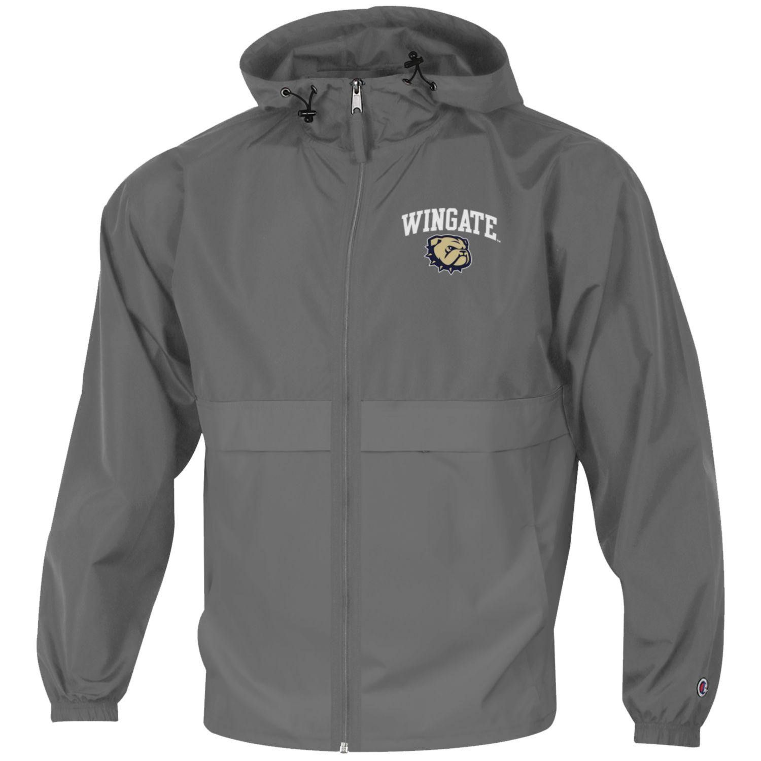 Grey Lightweight Full Zip Wingate Dog Head Hoodie Jacket, Size: XL