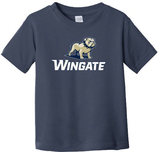 Toddler Navy Full Dog Over Wingate Short Sleeve T Shirt, Size: 2T