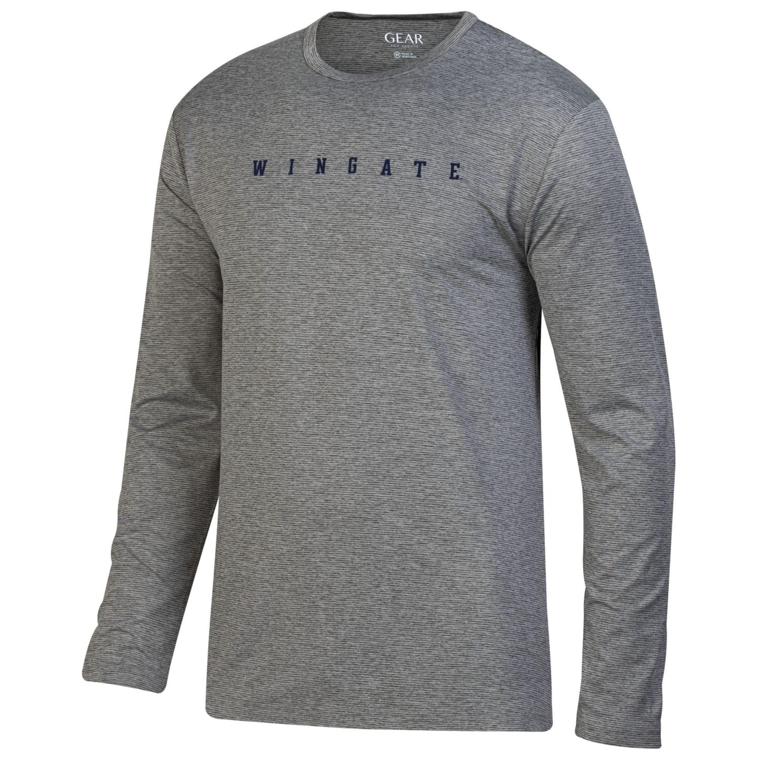 Navy Wingate Sunshaded Long Sleeve T Shirt, Size: LG