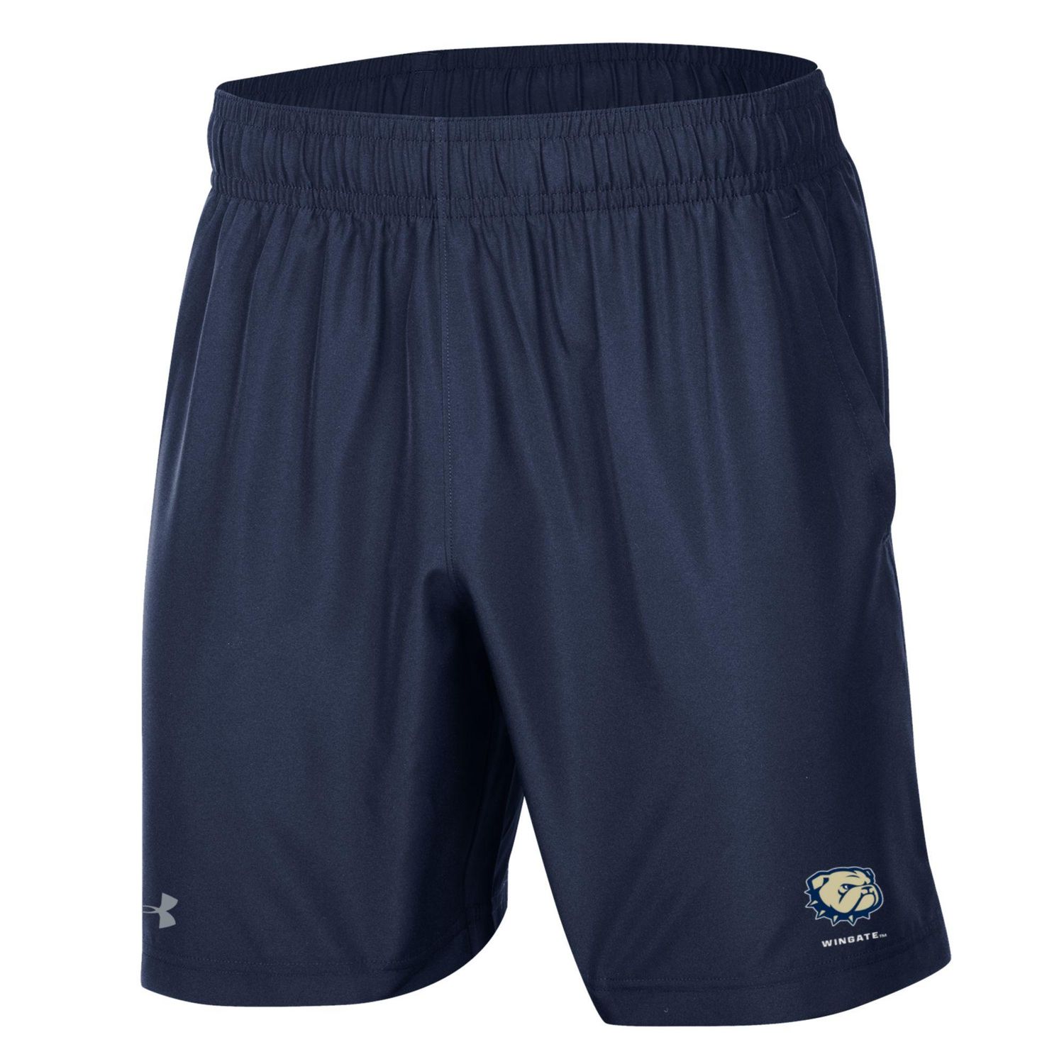 7" Navy Dog Head Wingate Woven Short, Size: LG