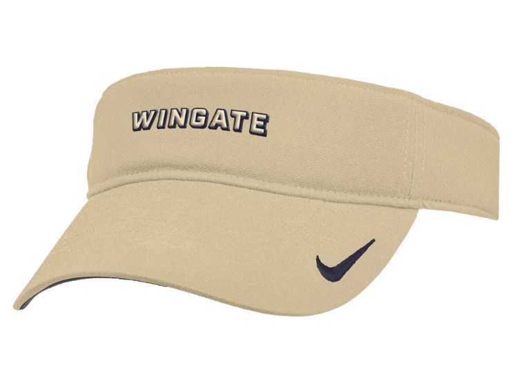 Vegas Gold Wingate Embroidered Dog Head Side Vinyl Patch Drifit Adjustable Visor