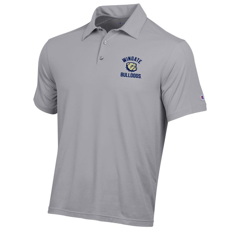 Grey Wingate Dog Head Bulldogs Soft Touch Polo
