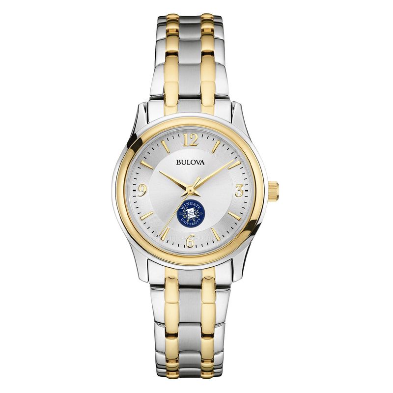Ladies' Bulova Round School Seal Bracelet Watch