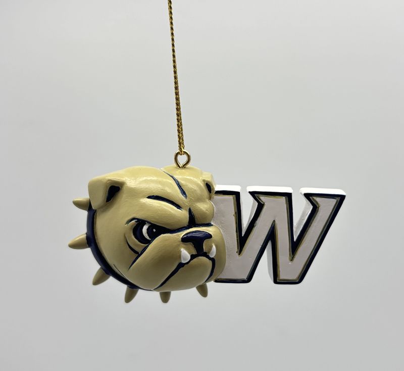 3D Custom Handmade Dog Head W Clay Ornament