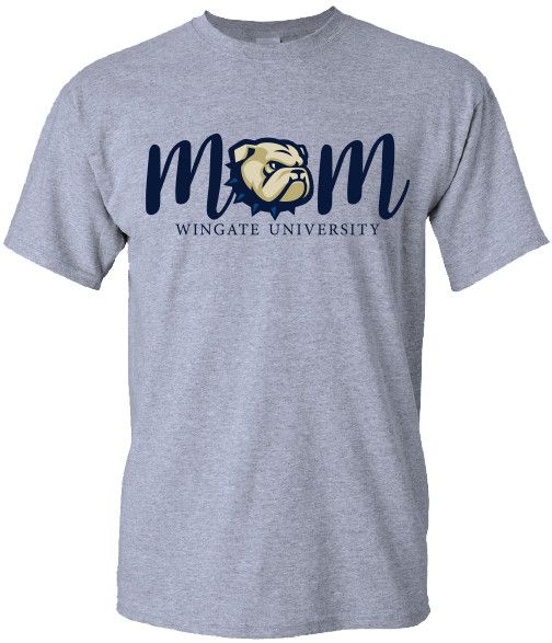 Dog Head Mom Grey Short Sleeve T Shirt, Size: SM