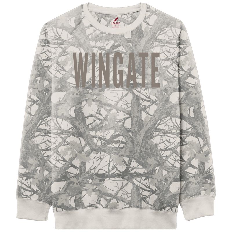 Wingate Washed Vintage Camo Essential Crewneck Sweatshirt