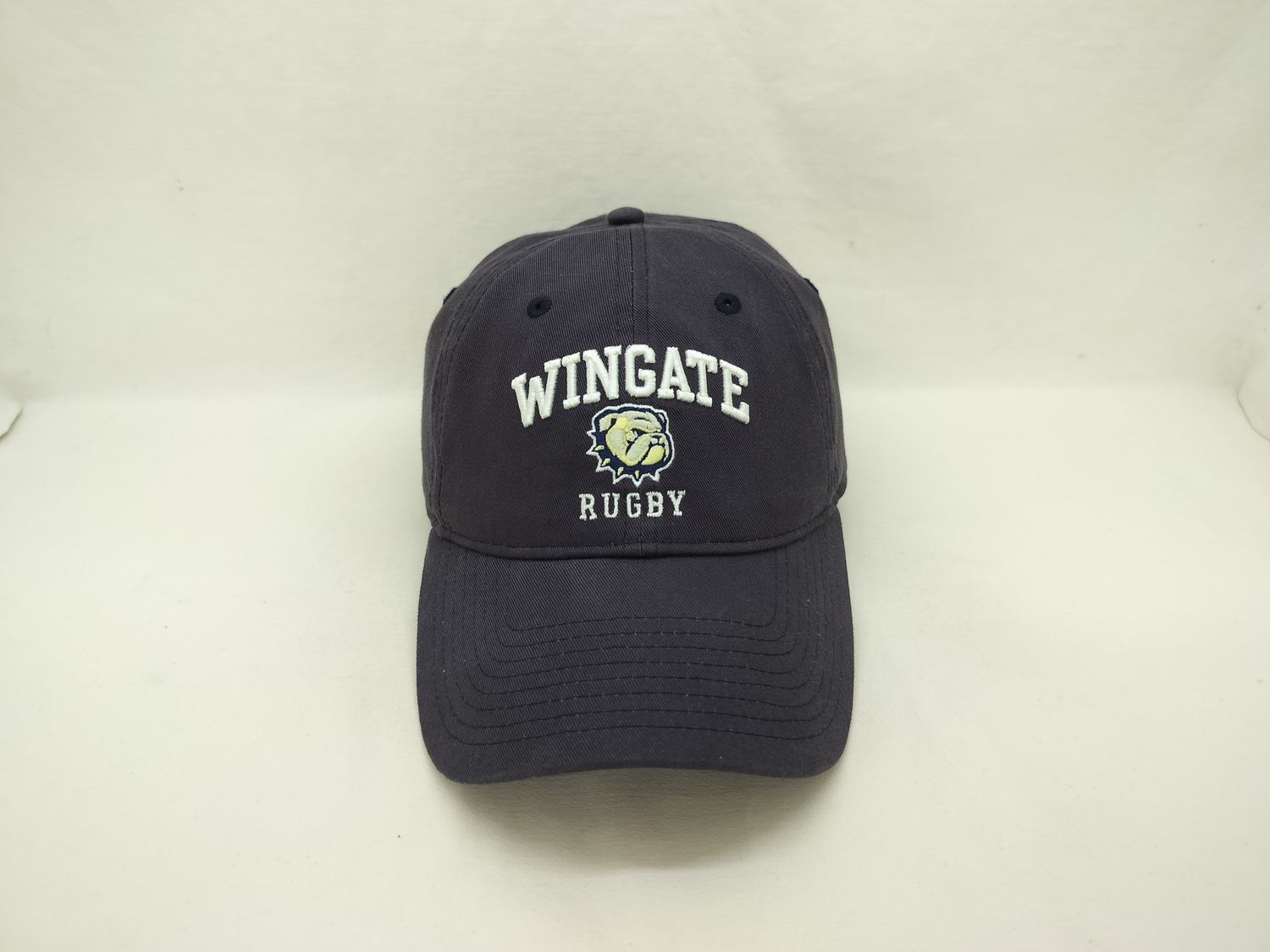 Deep Navy Wingate Dog Head Rugby Unstructured Adjustable Hat