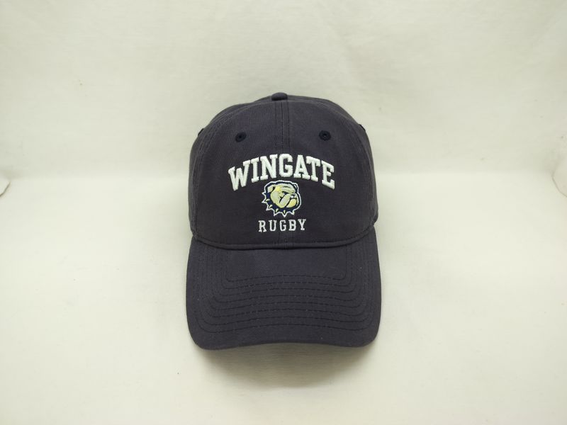 Deep Navy Wingate Dog Head Rugby Unstructured Adjustable Hat