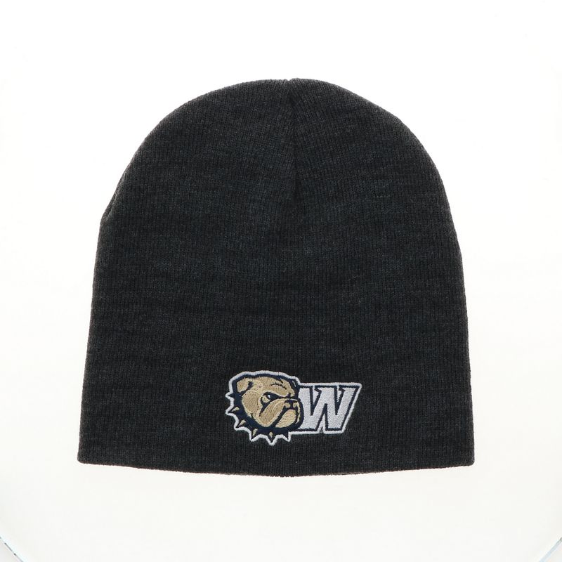 Charcoal Dog Head W Non Cuff Beanie Hat