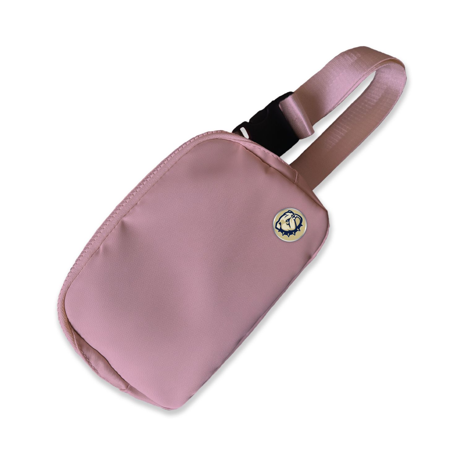 Pink Dog Head Logo Belt Bag