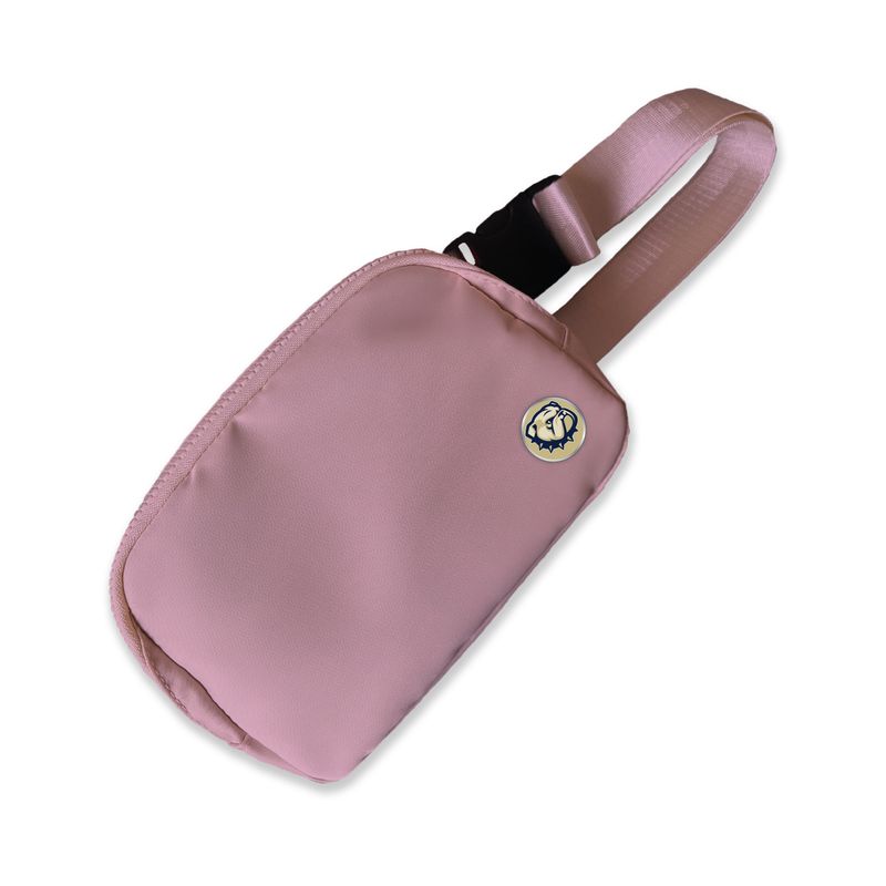 Pink Dog Head Logo Belt Bag