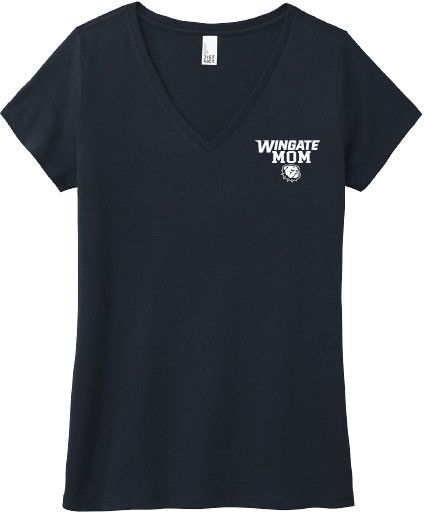 Navy Wingate Sexy Mom Vneck Short Sleeve T Shirt