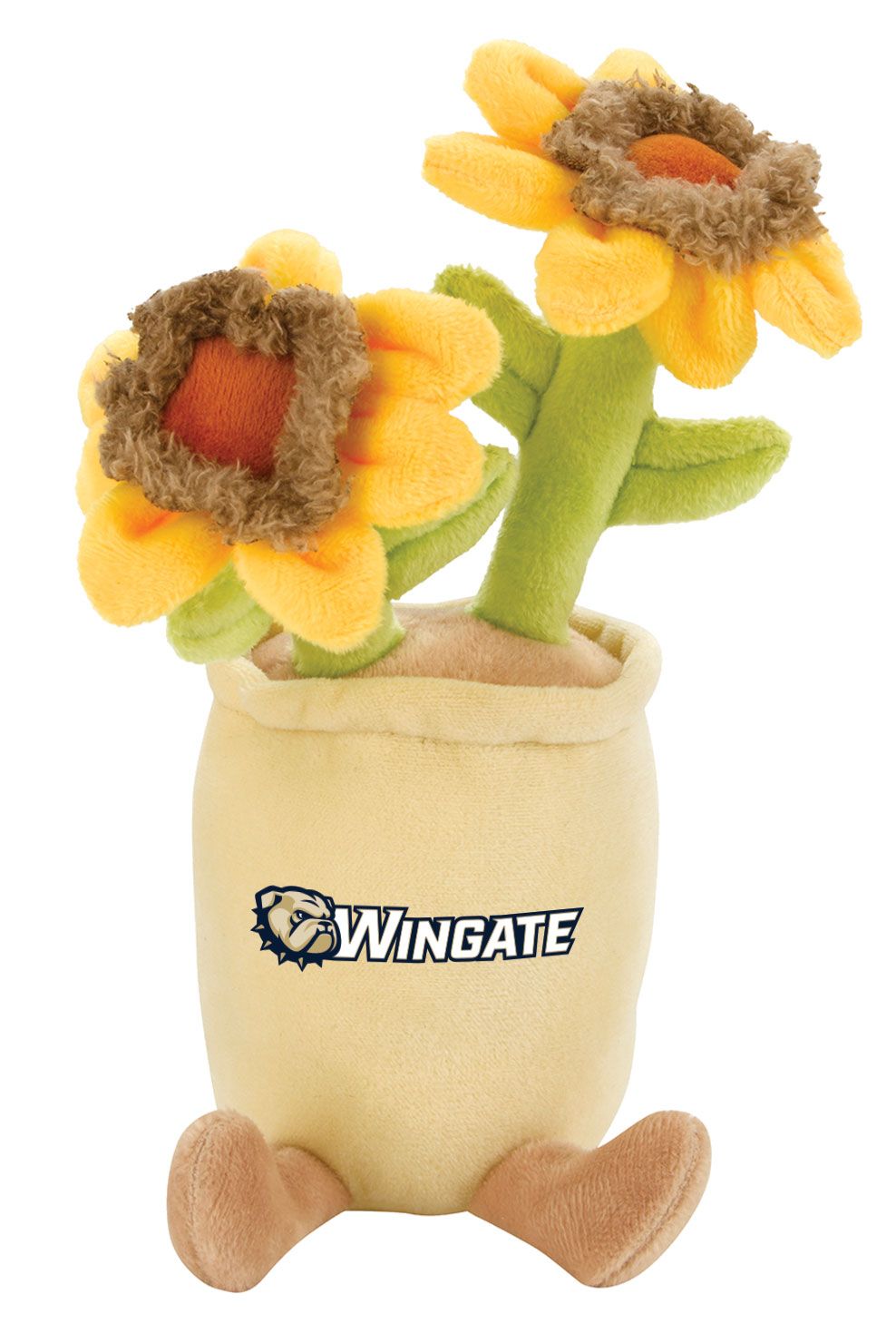 Dog Head Wingate Sunflower Plush Plant