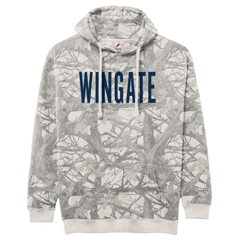 Wingate Washed Vintage Camo Essential Hoodie Sweatshirt