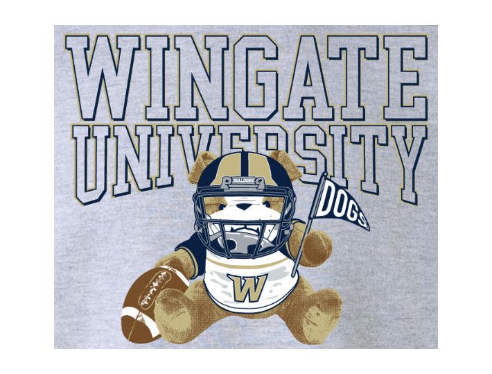 Grey Bulldog Football Plush Crewneck Sweatshirt, Size: SM