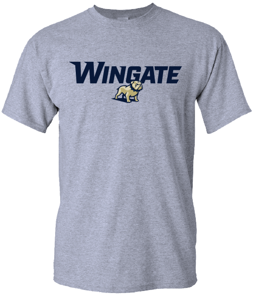 Wingate Over Full Dog Grey Short Sleeve T Shirt