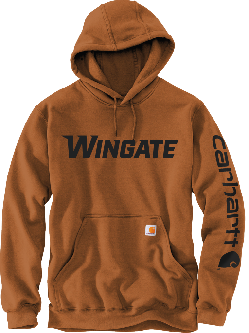 Brown Carhartt Wingate Hoodie Sweatshirt