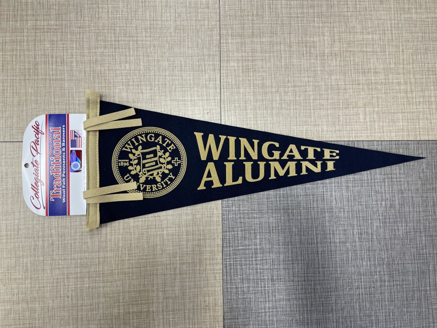 9" x 24" Seal Wingate Alumni Pennant