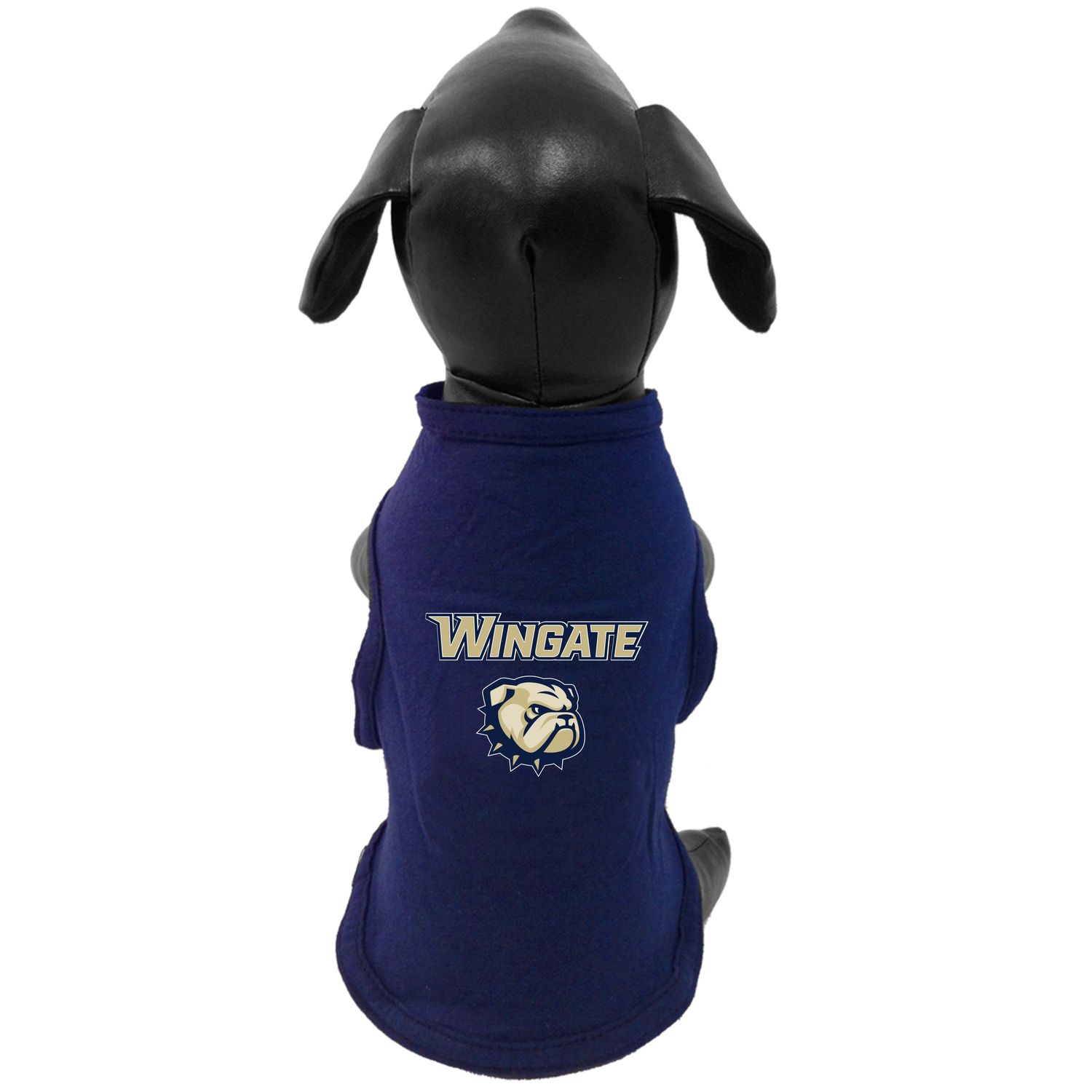 Navy Wingate Dog Head Pet T Shirt, Size: XXS