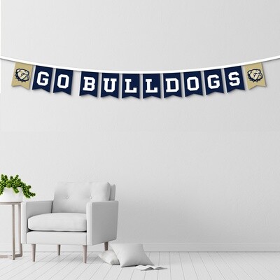Banner String GO BULLDOGS