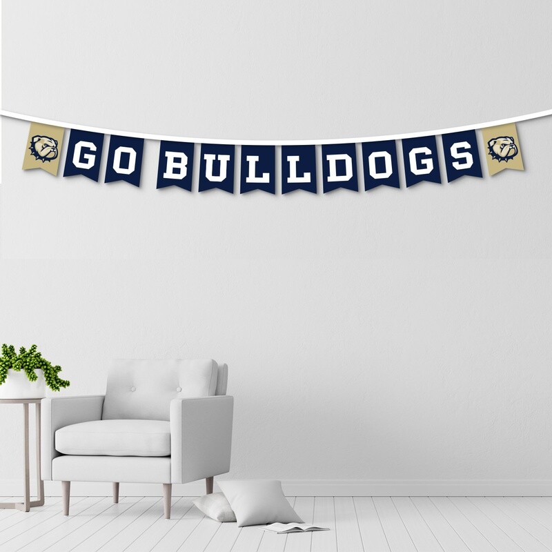 Banner String GO BULLDOGS