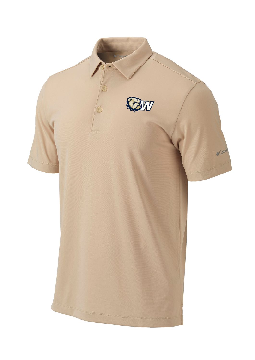 Vegas Gold Embroidered Dog Head W logo Omni-Wick Drive Polo, Size: M
