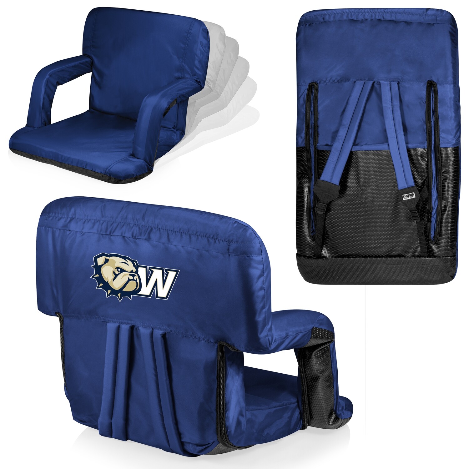 (IN STORE PICK UP ONLY)  Dog Head W Ventura Portable Reclining Stadium Chair Seat
