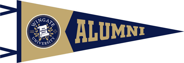 12" x 30"  Seal Alumni Flock Pennant