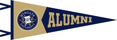 12" x 30" Seal Alumni Flock Pennant
