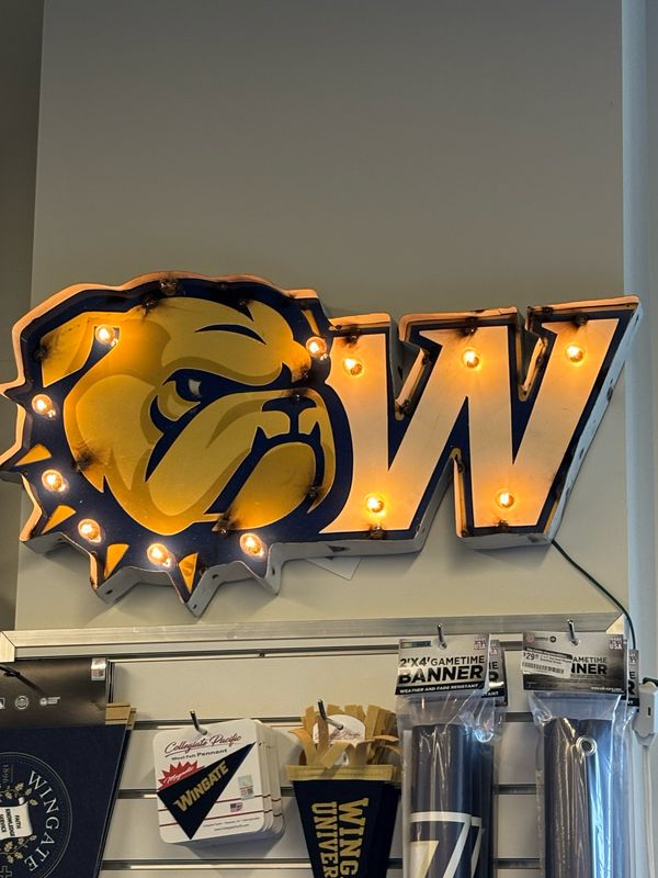 (IN STORE PICK UP ONLY) 30" L x 15 7/8" H Dog Head W Illuminating Sign