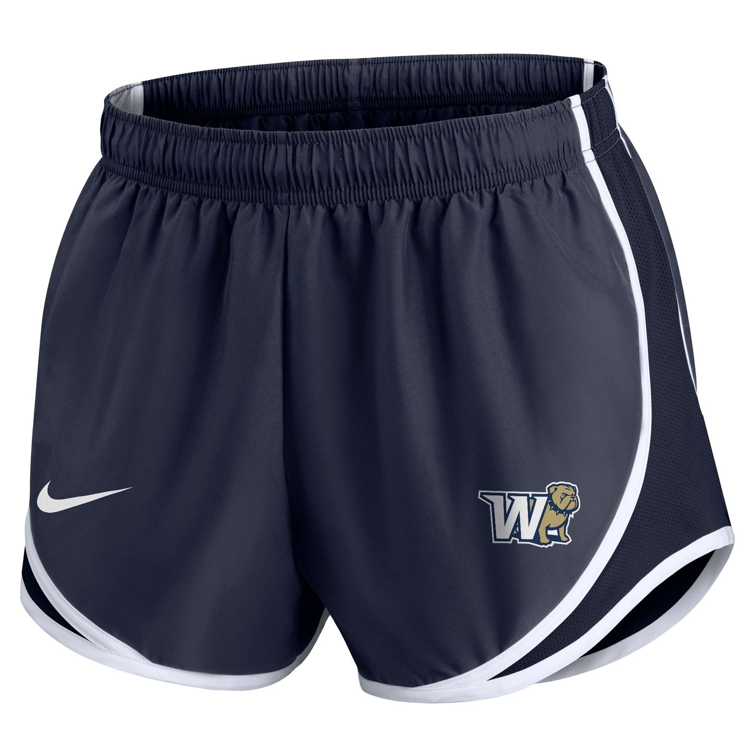 3" Navy W Full Standing Dog Tempo Short