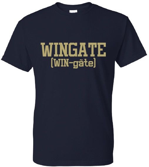 Navy Win gate Short Sleeve T Shirt, Size: 2X