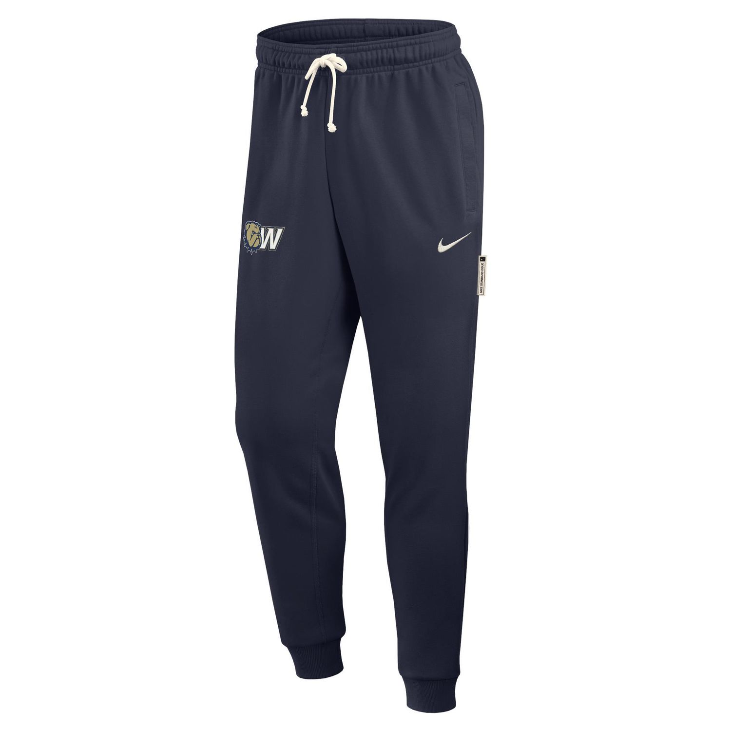 Navy Dog Head W French Terry Taper Sweatpant, Size: MD