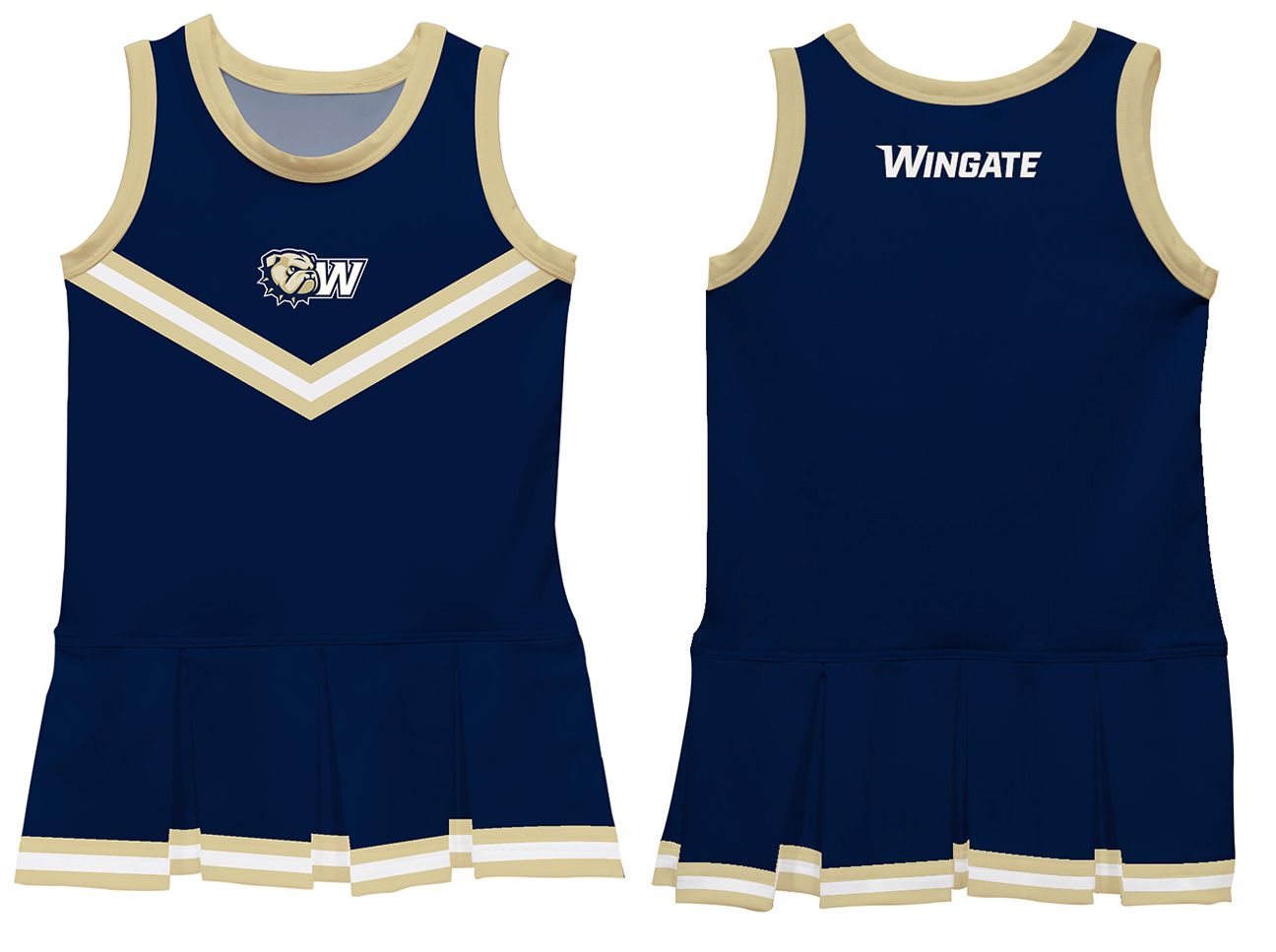 Youth Dog Head W Cheerleader Dress, Size: XS