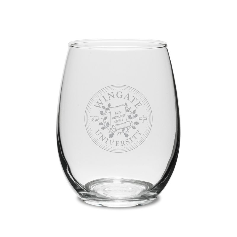 (IN STORE PICK UP ONLY) 15oz Laser Etched Seal Stemless Wine Glass