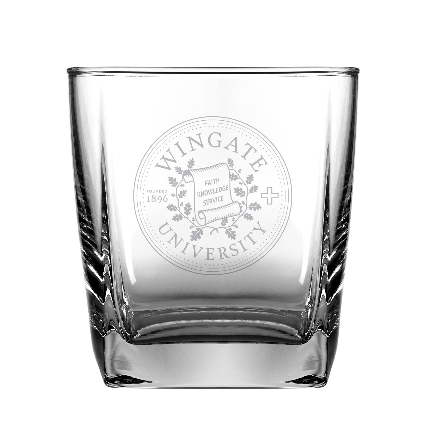 (IN STORE PICK UP ONLY) 11oz Laser Etched Seal Round Rock Glass