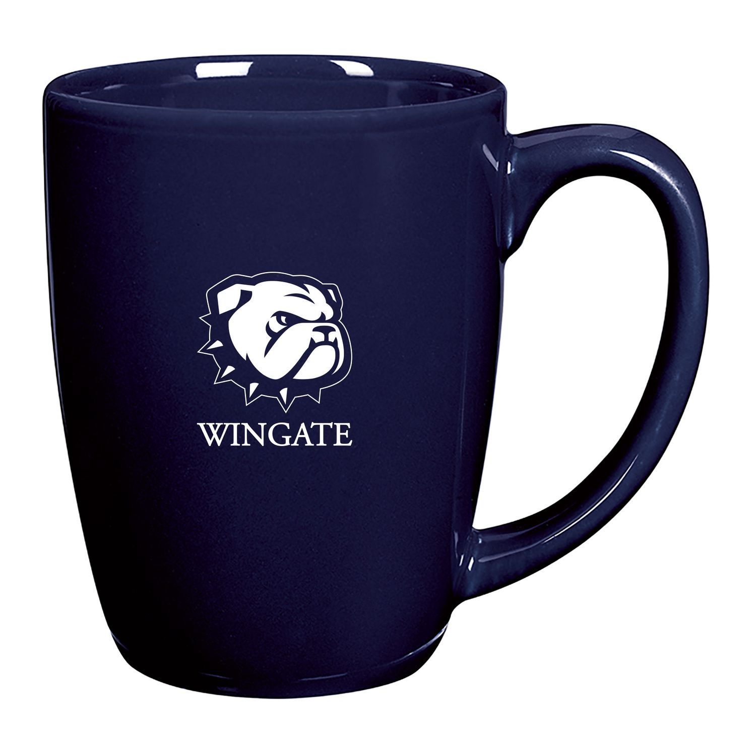 (IN STORE PICK UP ONLY) 12oz Navy Dog Head Wingate Bistro Mug