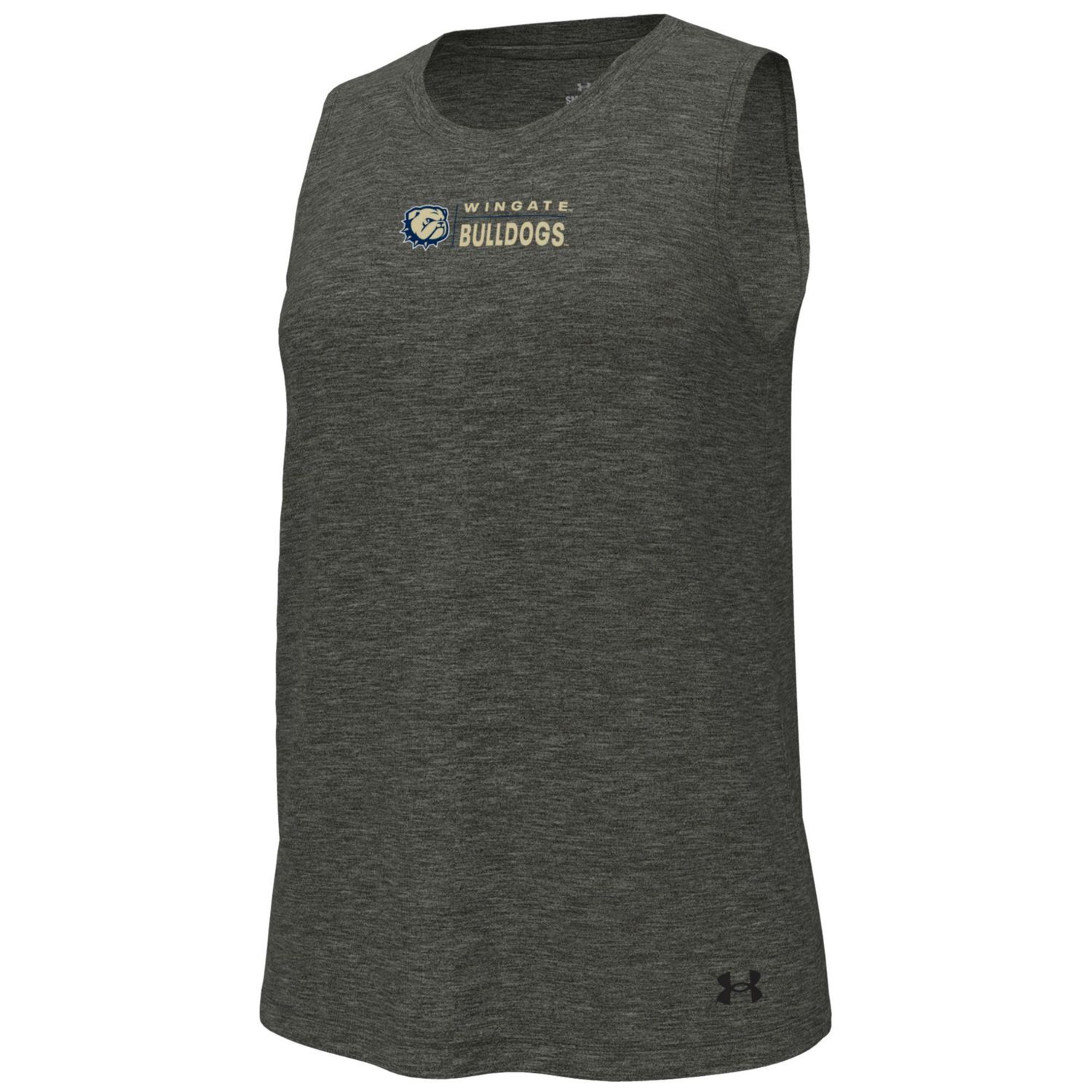 Ladies Black Dog Head Wingate Bulldogs Breezy Tank