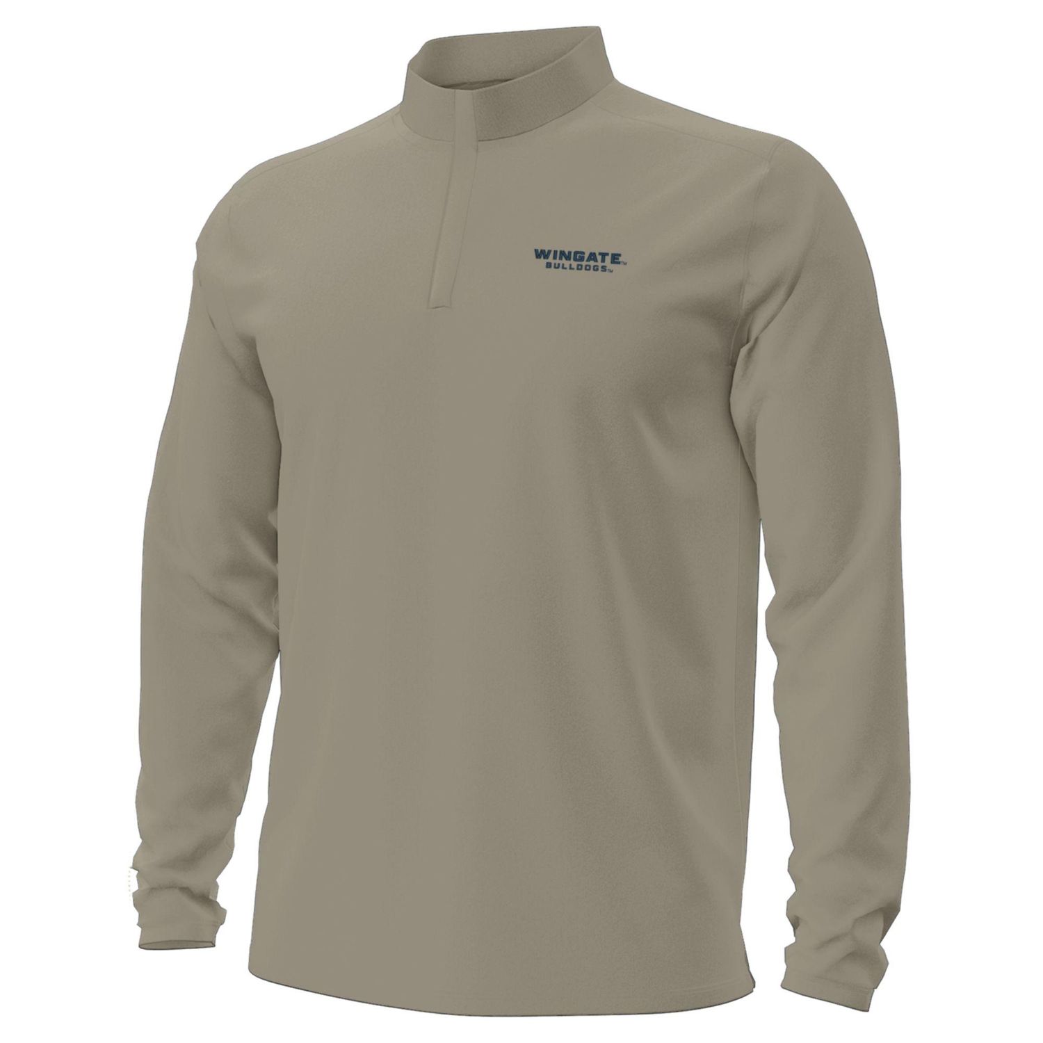 Taupe Wingate Bulldogs Motion 1/4 Zip Jacket, Size: SM