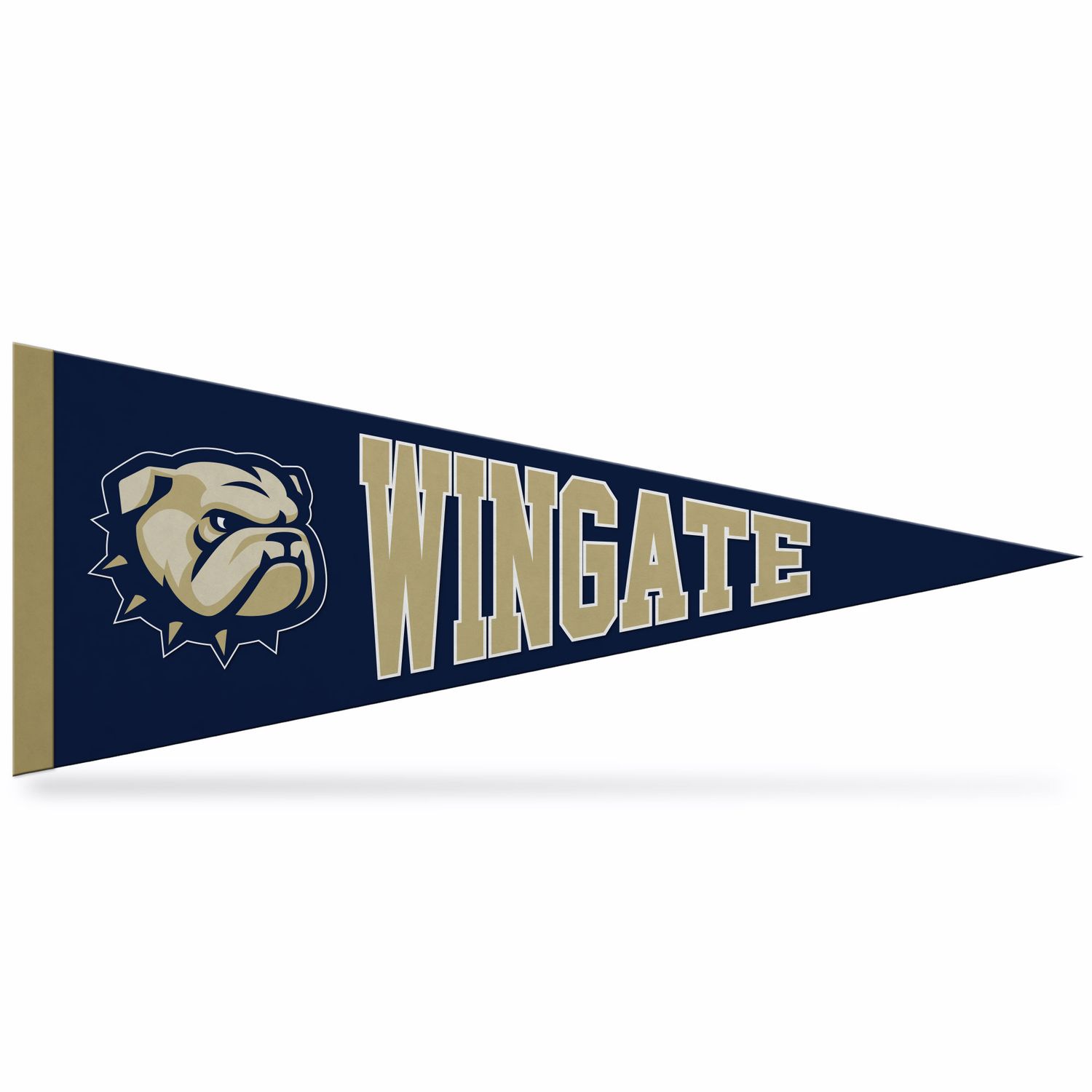 13" x 32" Dog Head Wingate 3D Felt Embroidered Pennant