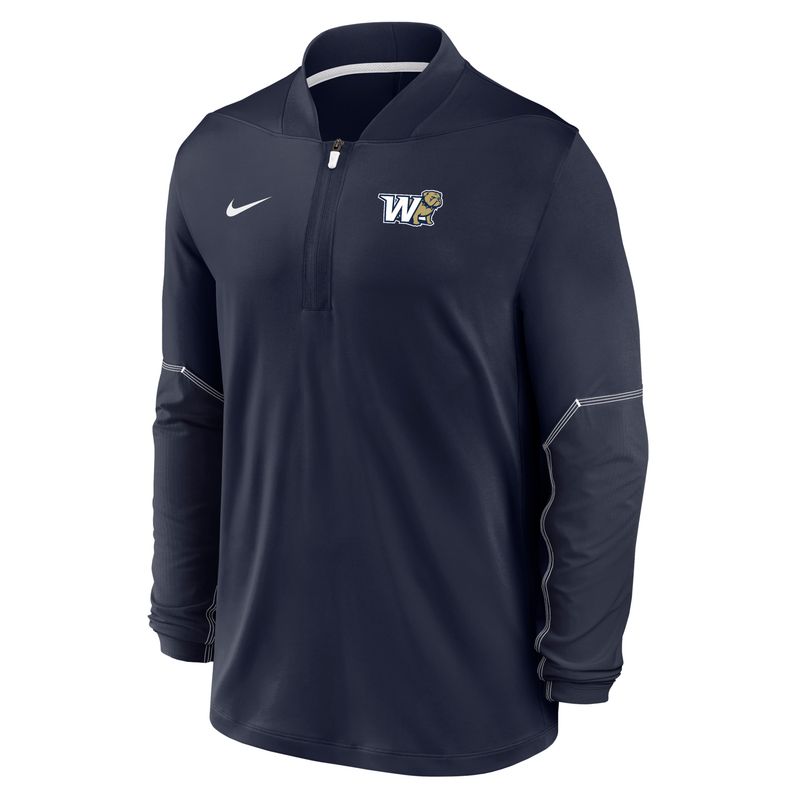 Navy Dog Head W Midweight 1/4 Zip DriFit Jacket