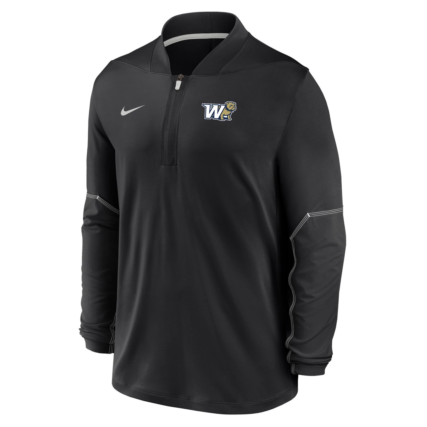 Black Dog Head W Midweight 1/4 Zip DriFit Jacket, Size: LG