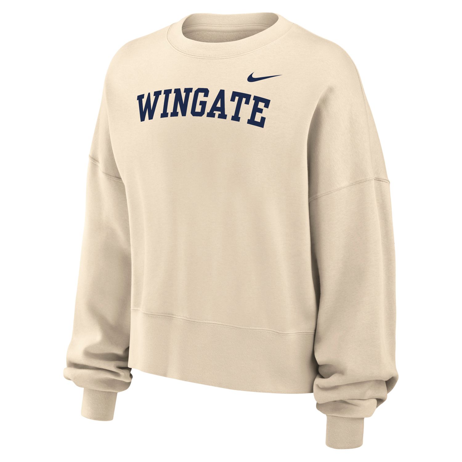 Ladies Natural Wingate Dog Head Phoenix Fleece Crew, Size: MD
