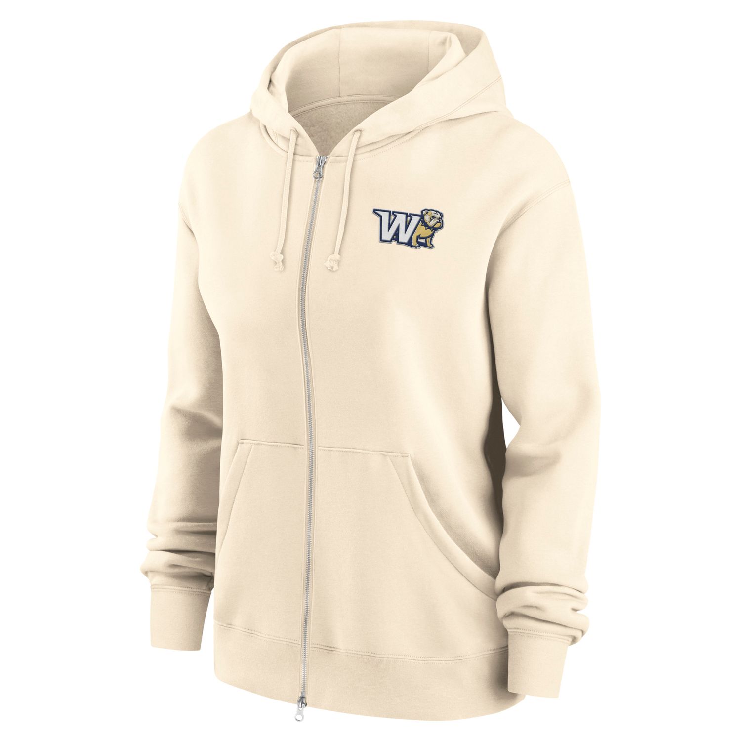 Ladies Natural Dog Head W Phoenix Fleece Track Jacket, Size: MD